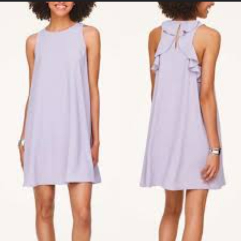 Loft Ruffle Dress Sz. S - Picture 5 of 5